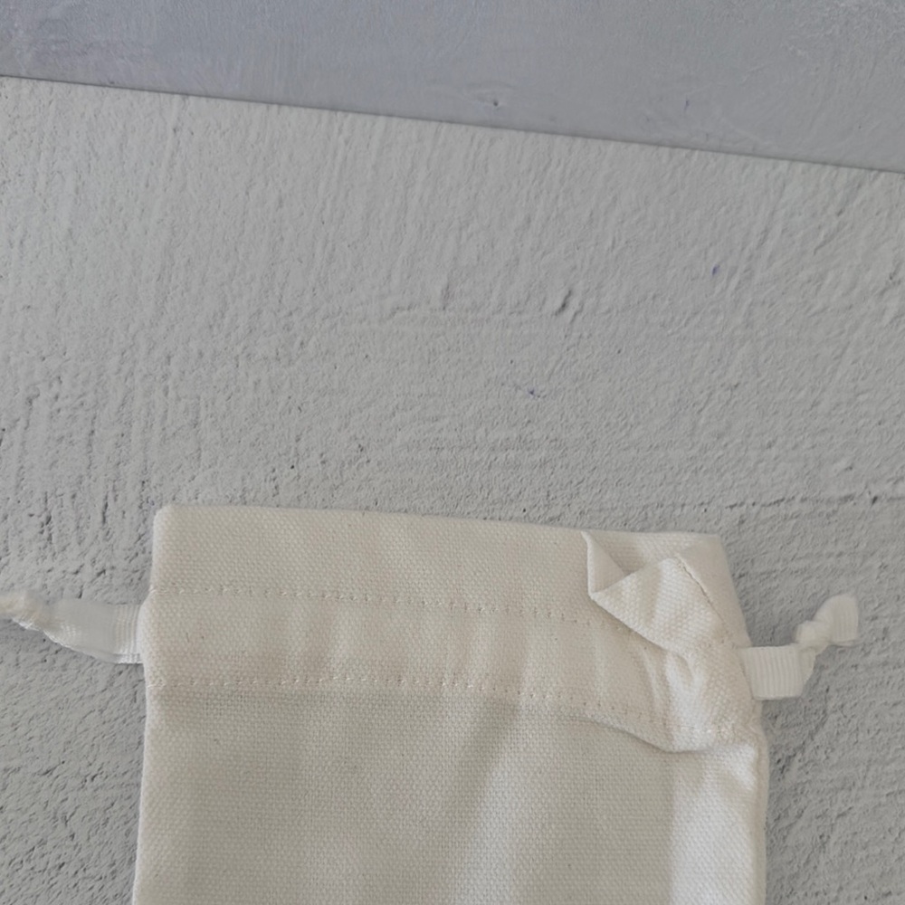 Dior White Drawstring Pouch - Picture 6 of 6
